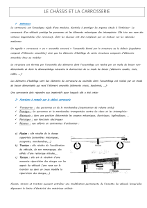 Partie 1D Les chassis carrosserie