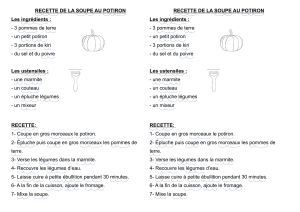 recette soupe