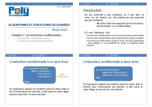 Chapitre 3 Les actions conditionnelles polycope étudiant