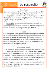 leçon respiration