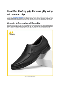 5 sai lam thuong gap khi mua giay cong so nam cao cap