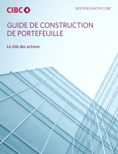 GUIDE DE CONSTRUCTION DE PORTEFEUILLE