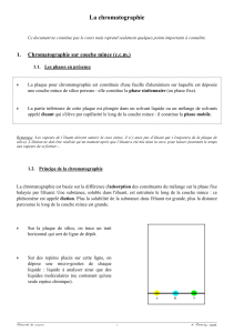 Resume chromatographie