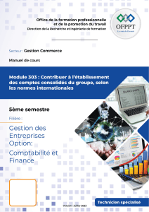 TSGE CF M303 Normes IFRS et consolidation