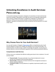 audit services Singapore