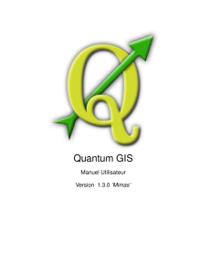 qgis-1.3.0 user guide fr