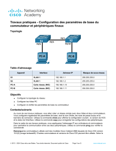 2.9.2 Lab - Basic Switch and End Device Configuration