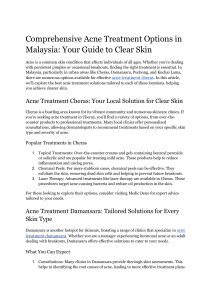 acne removal treatment puchong