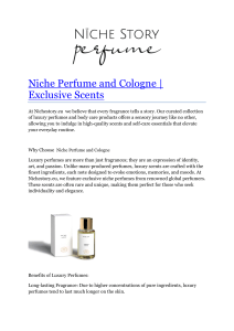 Niche Perfume and Cologne  Exclusive Scents