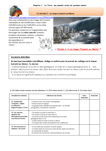 4 C1 A2 risque tsunami 