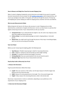 How to Measure and Weigh Your Parcel for Accurate Shipping Costs