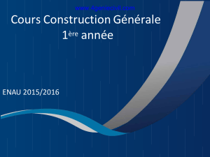 COURS DE CONSTRUCTION