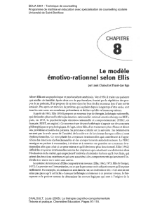 Modèle émotivo-rationel de Ellis