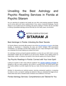 Florida astrology services