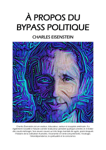 À PROPOS DU BYPASS POLITIQUE - CHARLES EISENSTEIN