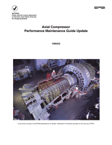 1008325 Axial Compressor Performance Maintenance Guide Update