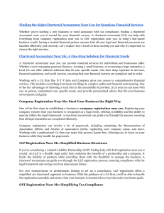 Top 20 CA firm in India