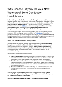 Why Choose Fitlybuy for Your Next Waterproof Bone Conduction Headphones