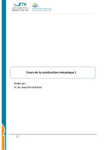 Cours de la contruction mécanique 1