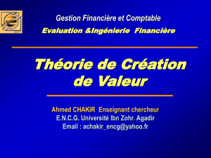 Aide mémoire 2 Création de valeur  COURS S9