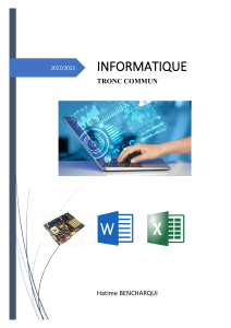 Cours informatique