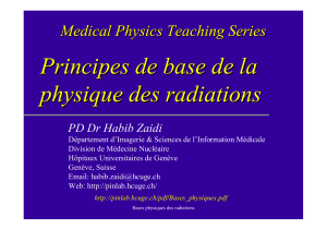 Bases physiques