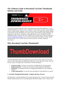 Best YouTube Thumbnail Downloader