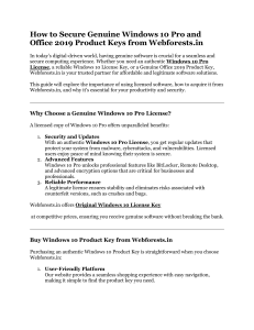 Buy Windows 10 Product Key