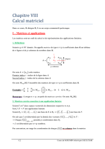 8-Calcul matriciel