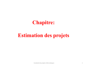 Chapitre 4 Estimation