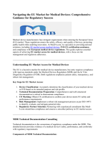 Medical device risk management EU