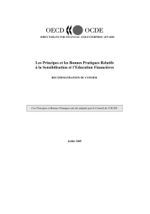 BONNE PRATIQUE EDUC FINANCIERE