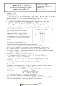 Devoir de Contrôle N°2 - Sciences physiques - Bac Toutes Sections (2016-2017) Mr Ramzi Rebai