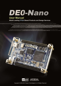 DE0 Nano User Manual