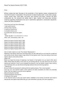Diesel Fuel Injector Nozzles 0433171936