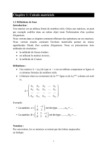 Matrices