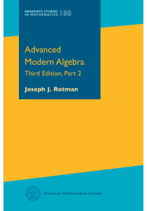 Advanced Modern Algebra, Part 2 ( PDFDrive )