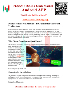 Penny stock trading app