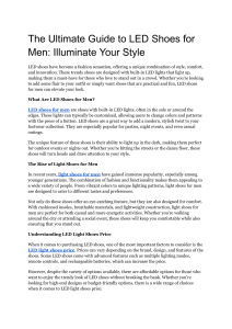 The Ultimate Guide to LED Shoes for Men  Illuminate Your Style