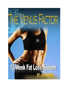 The Venus Factor™ PDF eBook by John Barban