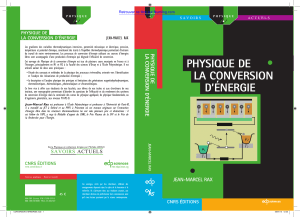 Physique de la Conversion d'&Eacute;nergie : Manuel