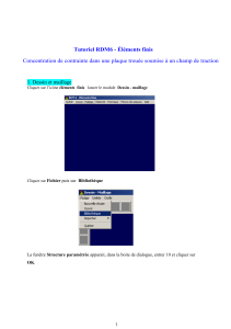 Tutoriel RDM6 - Eéments finis