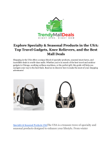 Top Travel & Outdoor Gadgets Chicago