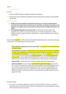 Procédures de Garantie et Gestion des Encours Hôteliers