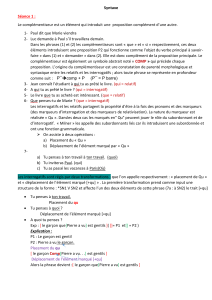 Syntaxe : Compl&eacute;menteurs, Interrogatifs et Relatifs