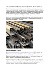 Wood Grain Aluminium Extrusion Malaysia