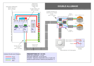schémas montage double allumage