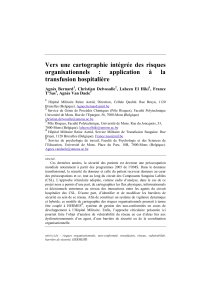 Vers une cartographie integree des risqu