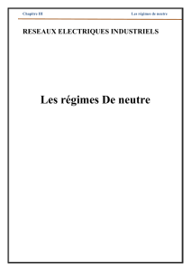 reseaux industriels regimes du neutre