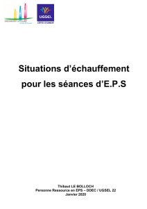 &Eacute;chauffements EPS : Guide pour les s&eacute;ances de sport